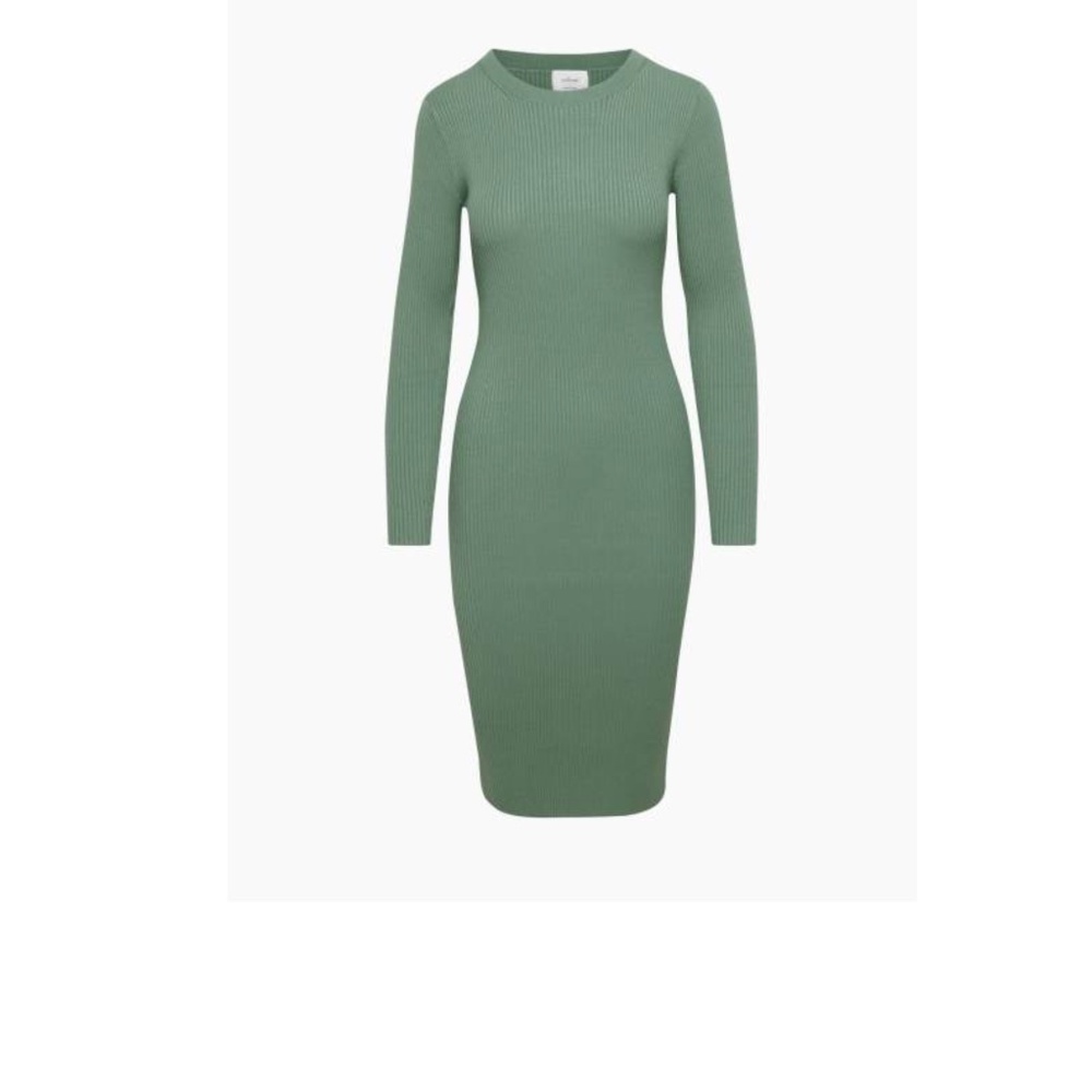 Like New Aritzia Wilfred Townfolk midi Dress small gallery green